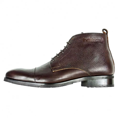 Chaussures HELSTONS HERITAGE CUIR ANILINE MARRON