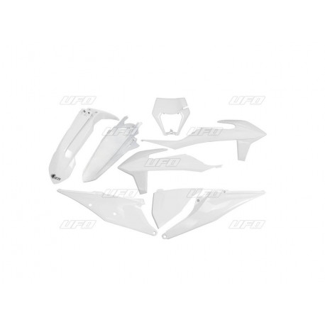 Kit plastiques UFO blanc KTM EXC/EXC-F