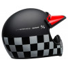 Casque BELL Moto-3 Fasthouse Checkers Matte/Gloss Black/White/Red taille XXL
