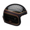 Casque BELL Custom 500 Carbon DLX RSD Checkmate Matte/Gloss Black/Gold taille L