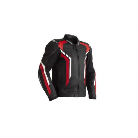Blouson RST Axis CE cuir rouge taille 3XL homme