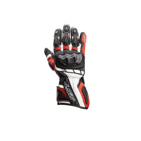 Gants RST Axis CE cuir rouge taille S homme