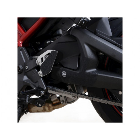 Adhésif anti-frottement R&G RACING platines repose-pieds/bras oscillant noir (3 pièces) Kawasaki ZH2