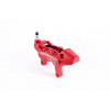 Etrier de frein axial gauche BERINGER Aerotec® 6 pistons Ø27mm rouge