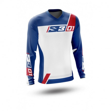 Maillot S3 Collection 01 Patriot rouge/bleu taille 4XL