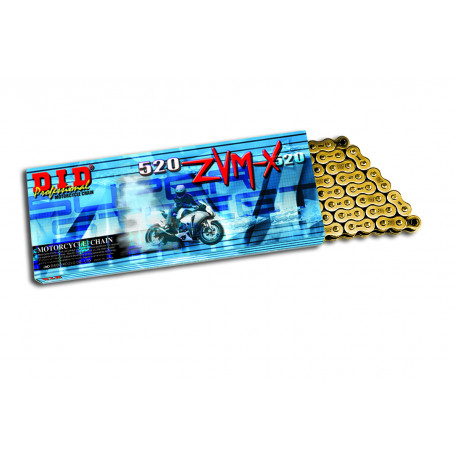 CHAINE DE TRANSMISSION 520 ZVM-X GOLD DID 96 MAILLONS