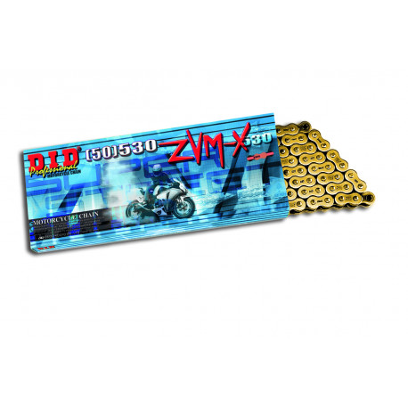 CHAINE DE TRANSMISSION 530 ZVM-X GOLD DID 102 MAILLONS