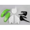 Kit plastiques UFO couleur origine restylé vert/noir/blanc Kawasaki KX85 