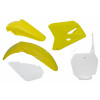Kit plastiques RACETECH couleur origine jaune/blanc Suzuki RM85 