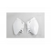 PLAQUES N° LATERALES CRF450 02-04 BLANC
