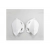 PLAQUES N° LATERALES CRF450  07-08 BLANC