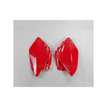 PLAQUES N° LATERALES CRF450  07-08 ROUGE (CR '00-09)