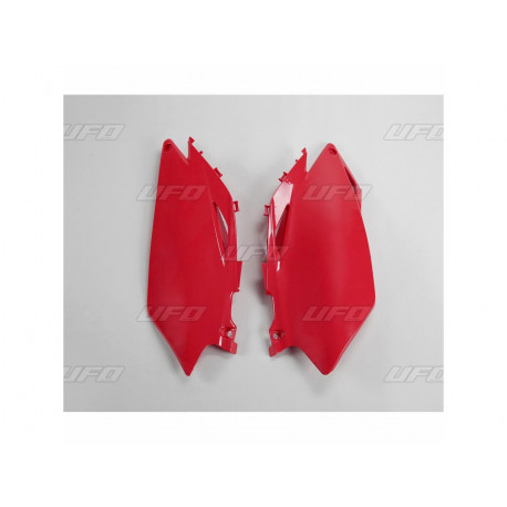 PLAQUES N° LATERALES CRF450 09  ROUGE (CR '00-09)