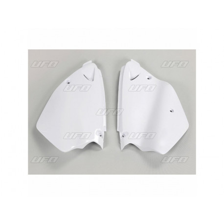 PLAQUES LATERALES YZ125-250 96-01 BLANC YZ 91-09