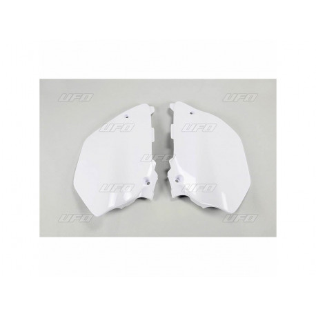 PLAQUES LATERALES YZ125-250 02-05 BLANC YZ 91-09