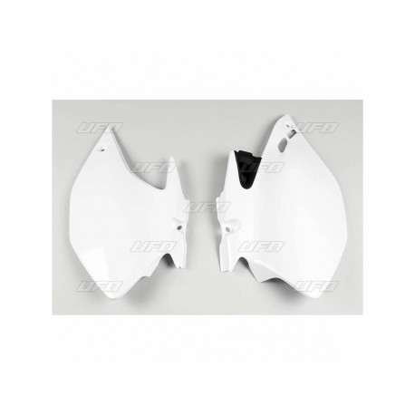 PLAQUES LATERALESWRF250-450 07-09 BLANC YZ 91-09