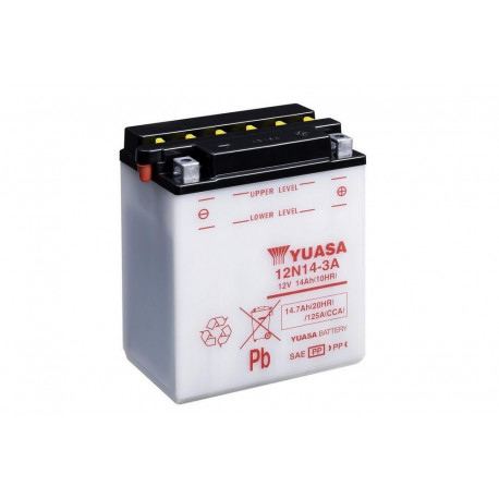 Batterie YUASA 12N14-3A conventionnelle