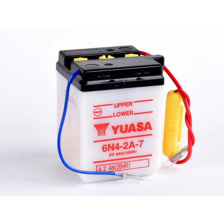 Batterie YUASA 6N4-2A-7 conventionnelle