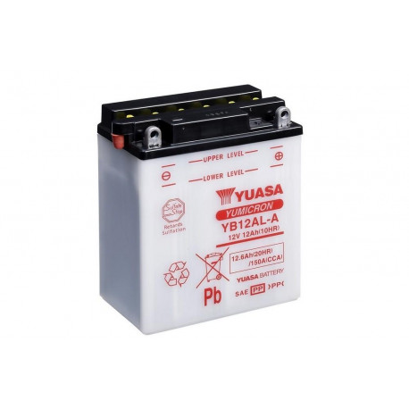 Batterie YUASA YB12AL-A conventionnelle