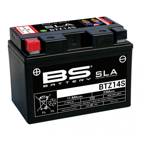 Batterie BS BTZ14S sans entretien activée usine