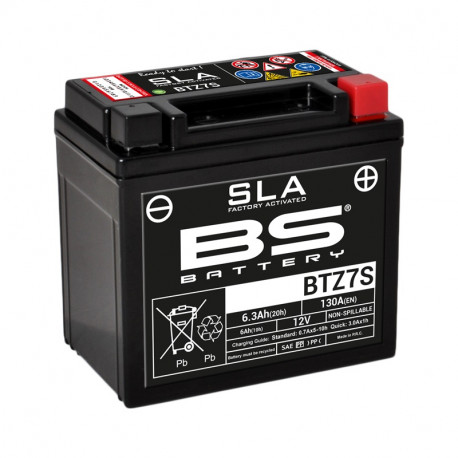 Batterie BS BTZ7S sans entretien activée usine