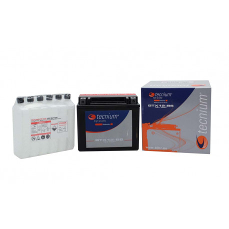 Batterie TECNIUM BTX14-BS sans entretien livrée avec pack acide