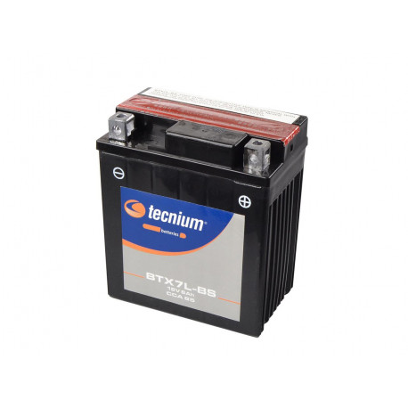 Batterie TECNIUM BTX7L-BS sans entretien livrée avec pack acide