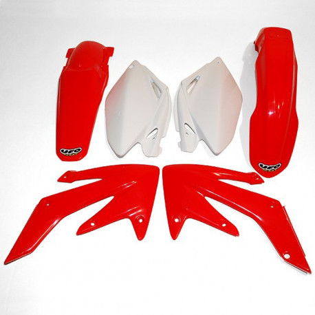 Kit plastiques UFO couleur origine rouge/blanc Honda CRF250R 