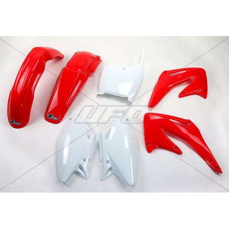 Kit plastiques UFO couleur origine rouge/blanc Honda CRF450R 