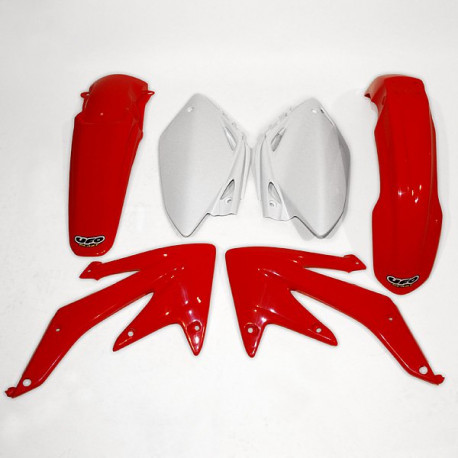 Kit plastiques UFO couleur origine rouge/blanc Honda CRF450R 
