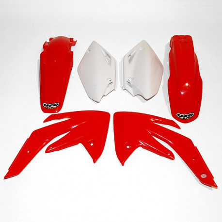 Kit plastiques UFO couleur origine rouge/blanc Honda CRF150R/150F 