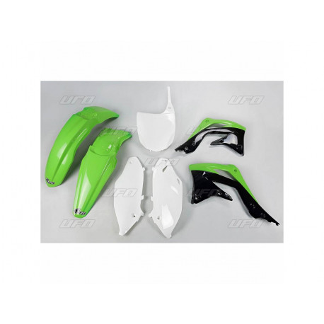 Kit plastiques UFO couleur origine vert/noir/blanc Kawasaki KX450F 