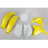 Kit plastiques UFO couleur origine jaune/blanc Suzuki RM-Z450 