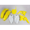 Kit plastiques UFO couleur origine jaune/blanc Suzuki RM-Z250 