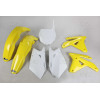 Kit plastiques UFO couleur origine jaune/blanc Suzuki RM-Z450 