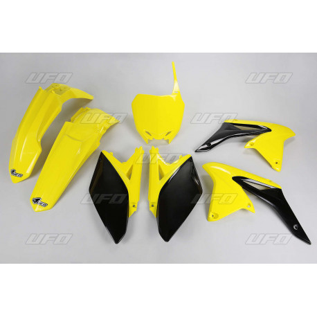 Kit plastiques UFO couleur origine jaune/noir Suzuki RM-Z250 
