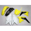 Kit plastiques UFO couleur origine jaune/noir/blanc Suzuki RM-Z450 