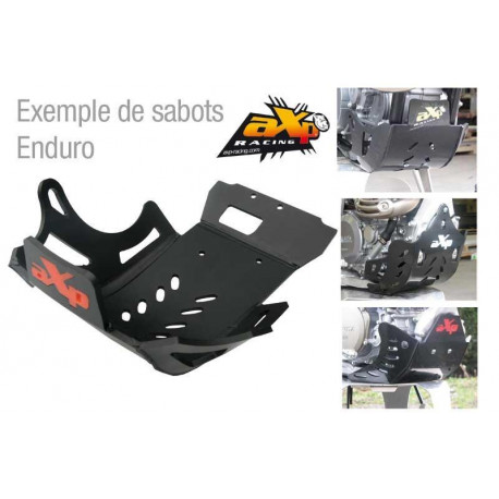 Sabot enduro AXP PHD noir KTM EXC-F350