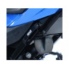 Kit suppression repose-pieds arrière R&G RACING noir Suzuki GSX-R1000
