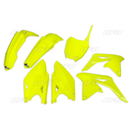 Kit plastiques UFO jaune fluo Suzuki RM-Z250