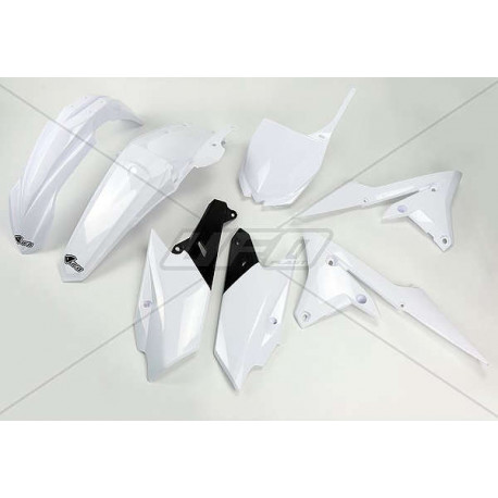 Kit plastiques UFO blanc Yamaha YZ250F/450F