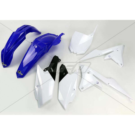 Kit plastiques UFO couleur origine 14 bleu/blanc/noir Yamaha YZ250F/450F 