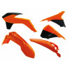 Kit plastiques RACETECH couleur origine 14 orange/noir KTM 