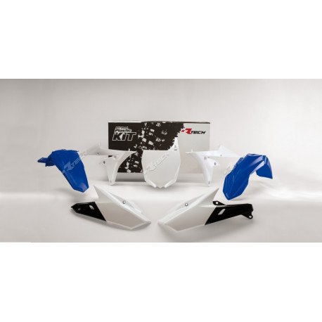 Kit plastiques RACETECH couleur origine Bleu/blanc Yamaha YZ250F/450F 