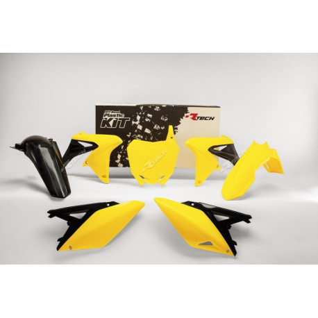 Kit plastiques RACETECH couleur origine 14-16 jaune/noir Suzuki RM-Z250