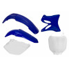 Kit plastiques RACETECH couleur origine bleu/blanc Yamaha YZ125/250 