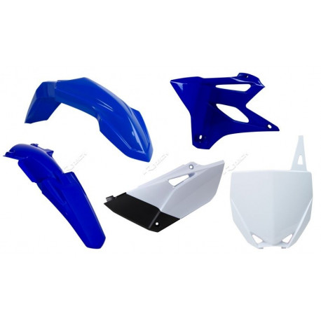 Kit plastiques RACETECH couleur origine bleu/blanc Yamaha YZ85