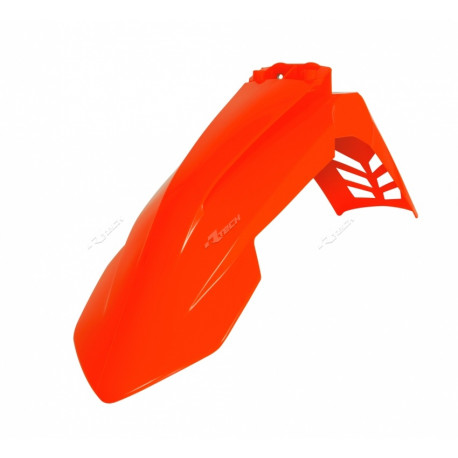 Garde-boue arrière RACETECH ventilé orange fluo KTM