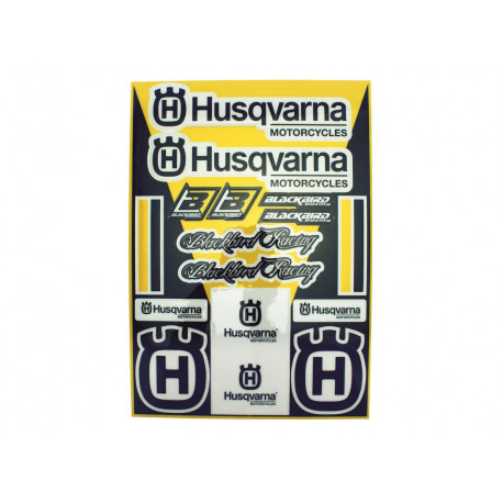 Kit sticker universel Blackbird standard Husqvarna 2015