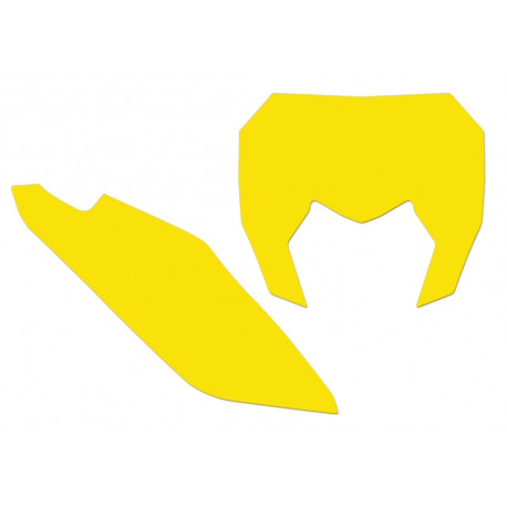 Fonds de plaques BLACKBIRD jaune Sherco SE/SE-F
